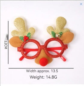 Dance Party Christmas Decorative Glasses Frame