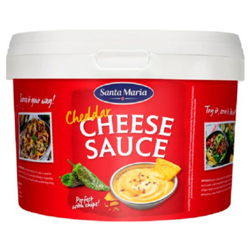 3 x Santa Maria Cheddar Cheese Sauce 3Kg