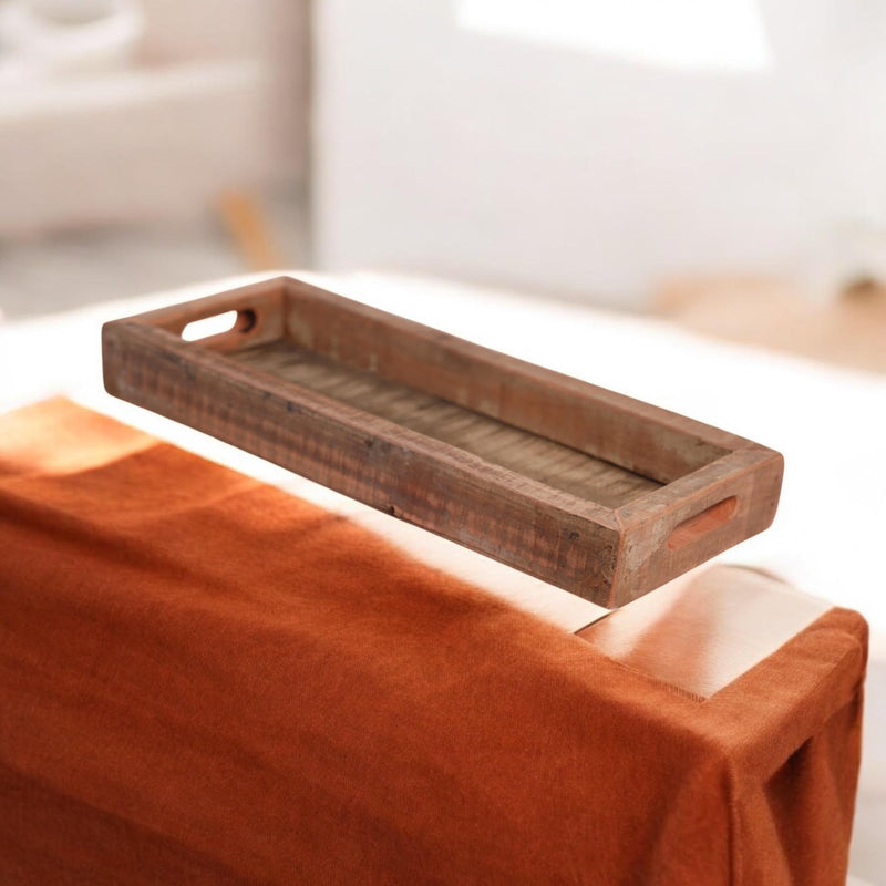 70CM RECLAIMED WOODEN TRAY
