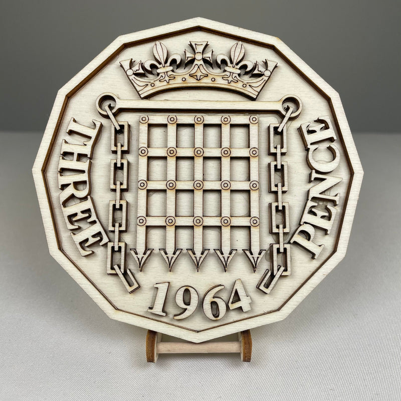 Three Pence Coaster - Handmade Tableware