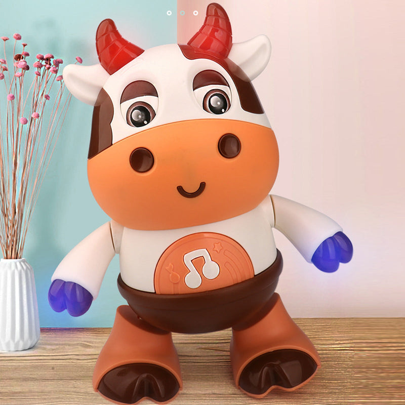 Dancing Cow Music & Light Swing Dance Robot Electric Fun Interactive Toy for Kids