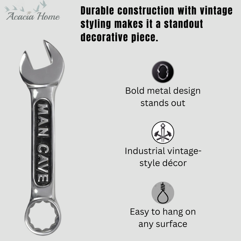 90CM ALUMINIUM SPANNER WALL PLAQUE
