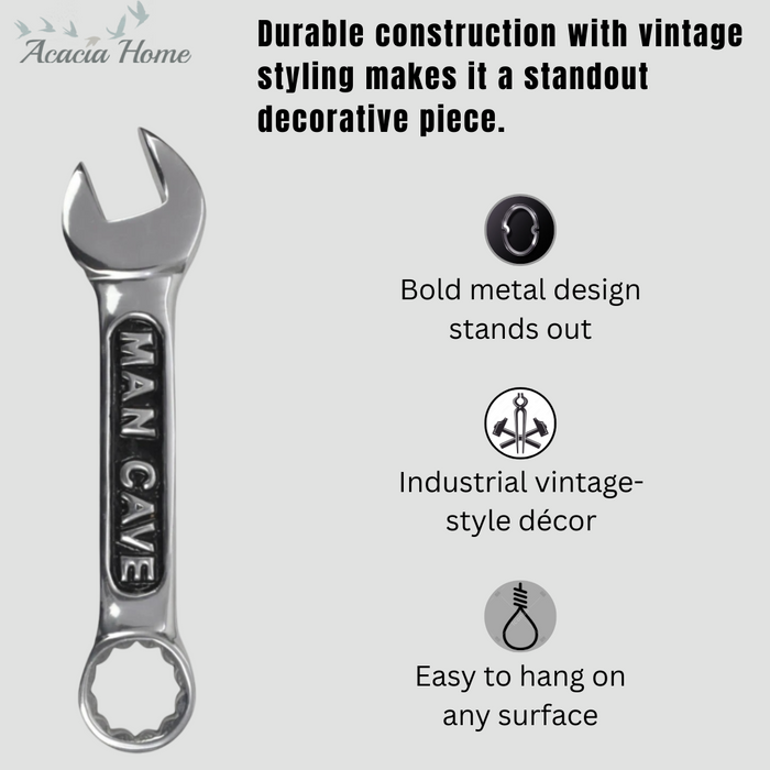 90CM ALUMINIUM SPANNER WALL PLAQUE