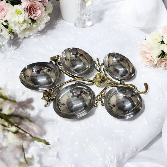 33CM BRASS FRUIT BOWLS