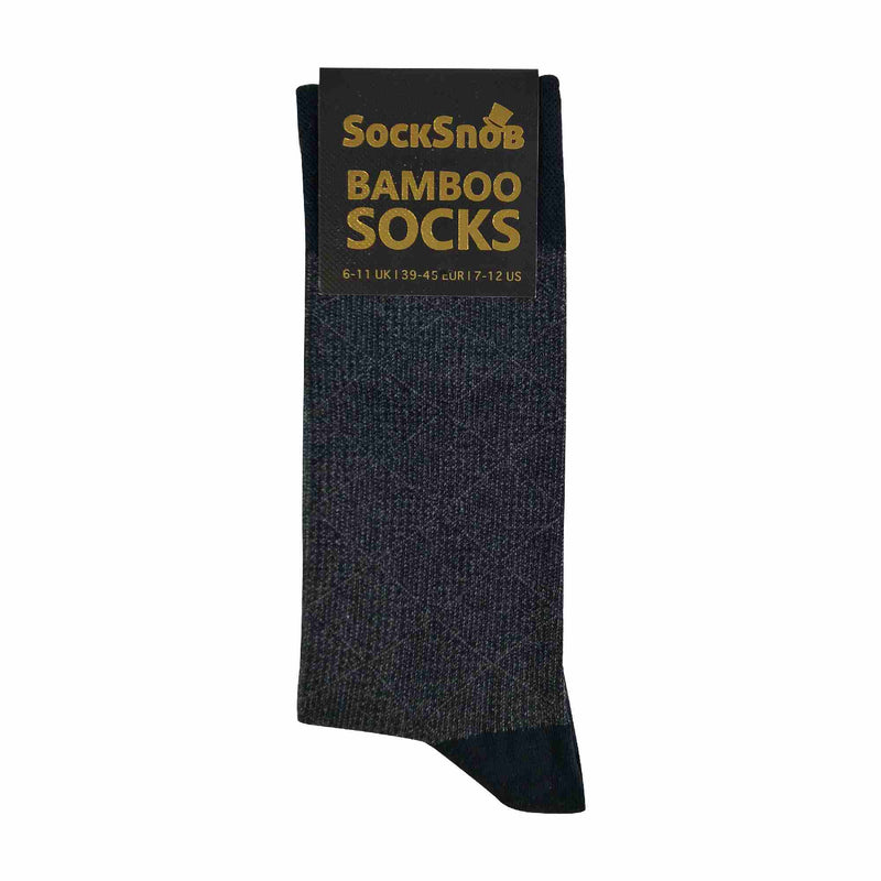 1 Pack Mens Luxury Breathable Bamboo Suit Dress Socks