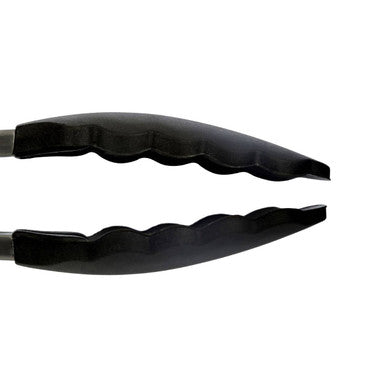 Black Silicone And Stainless Steel Tongs | Zing