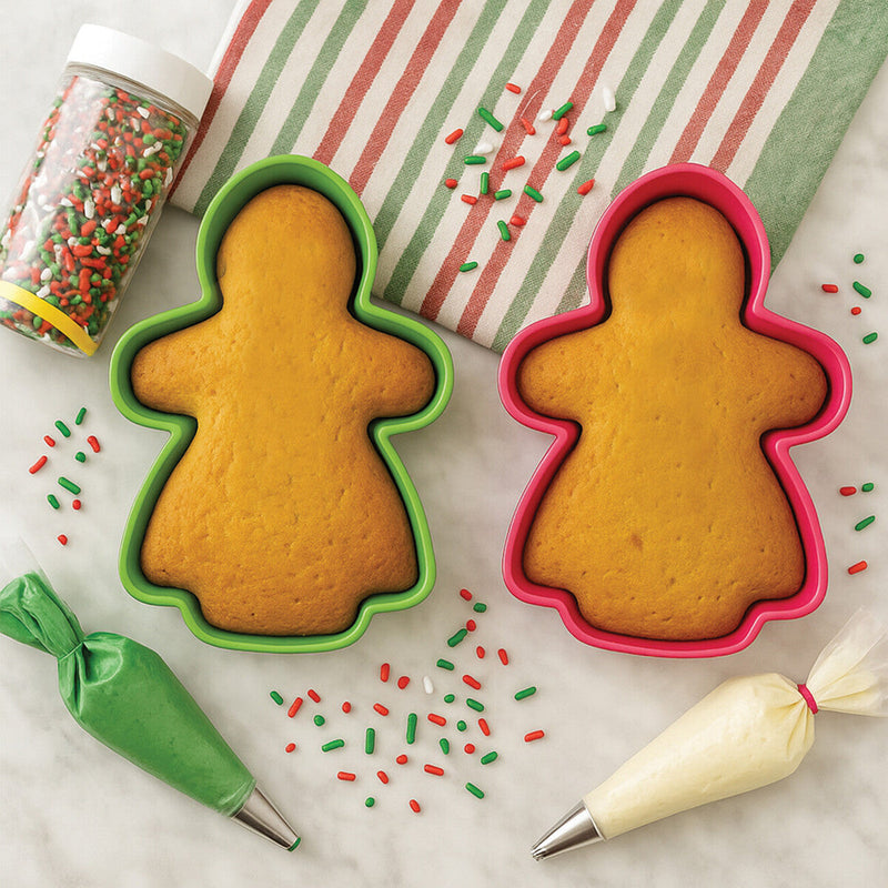 Hallie Gingerbread Ladies Cake Moulds | Silicone Baking