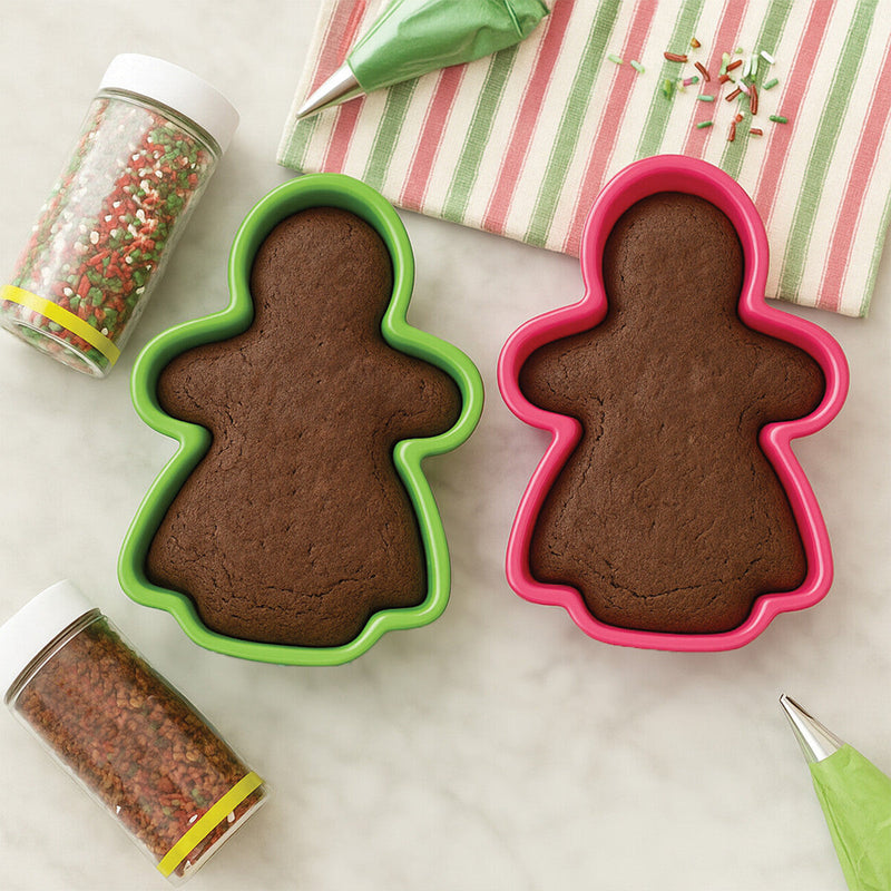 Hallie Gingerbread Ladies Cake Moulds | Silicone Baking