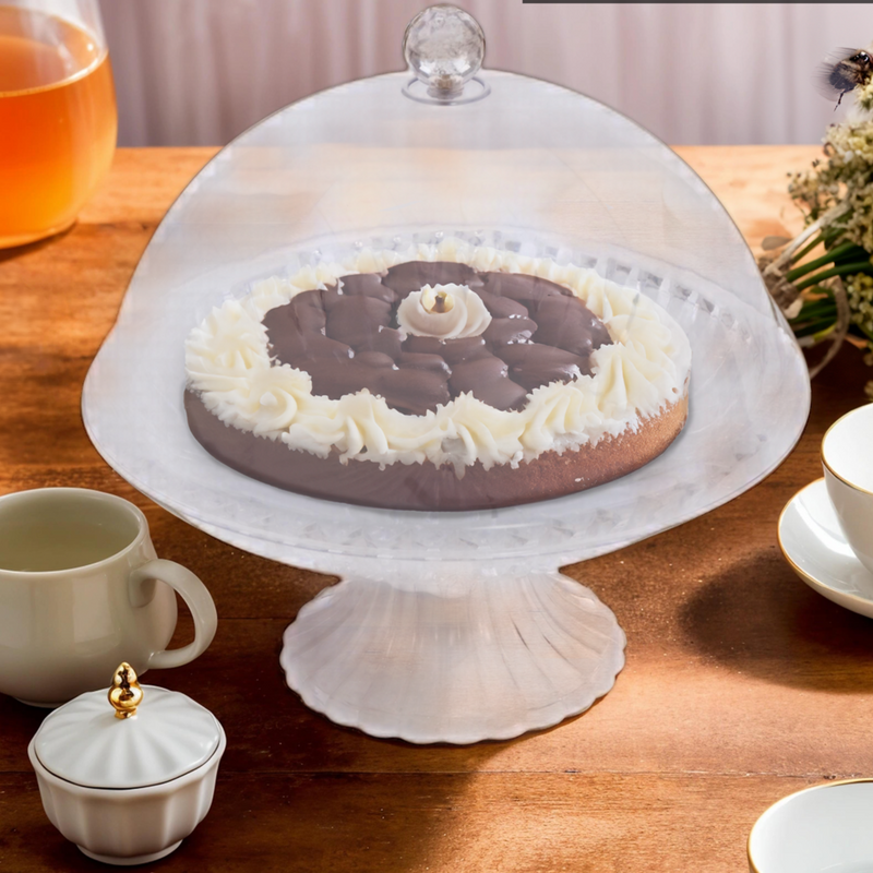 Clear Acrylic Cake Stand with Dome | Faye