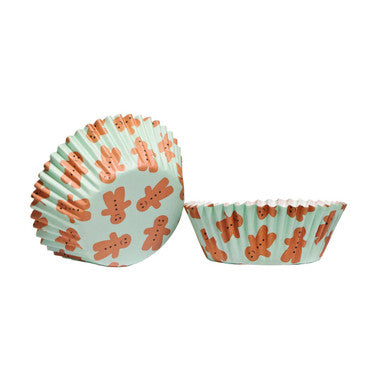 Diva 60 Piece Medium Cupcake Cases | Gingerbread Man