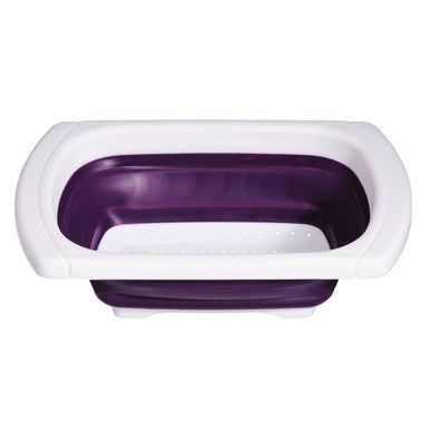 Purple Over Sink Collapsible Colander | Zing