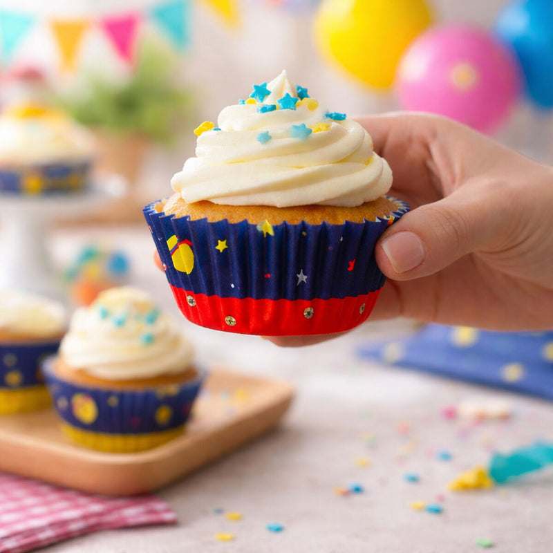 Diva 40 Piece Large Cupcake Cases | Rocket