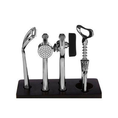 5 Piece Chrome Finish Kitchen Gadget Set | Paragon