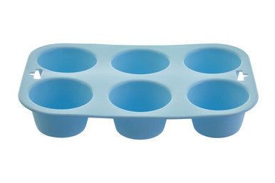 Pastel Blue 6 Cup Muffin Mould | Zing