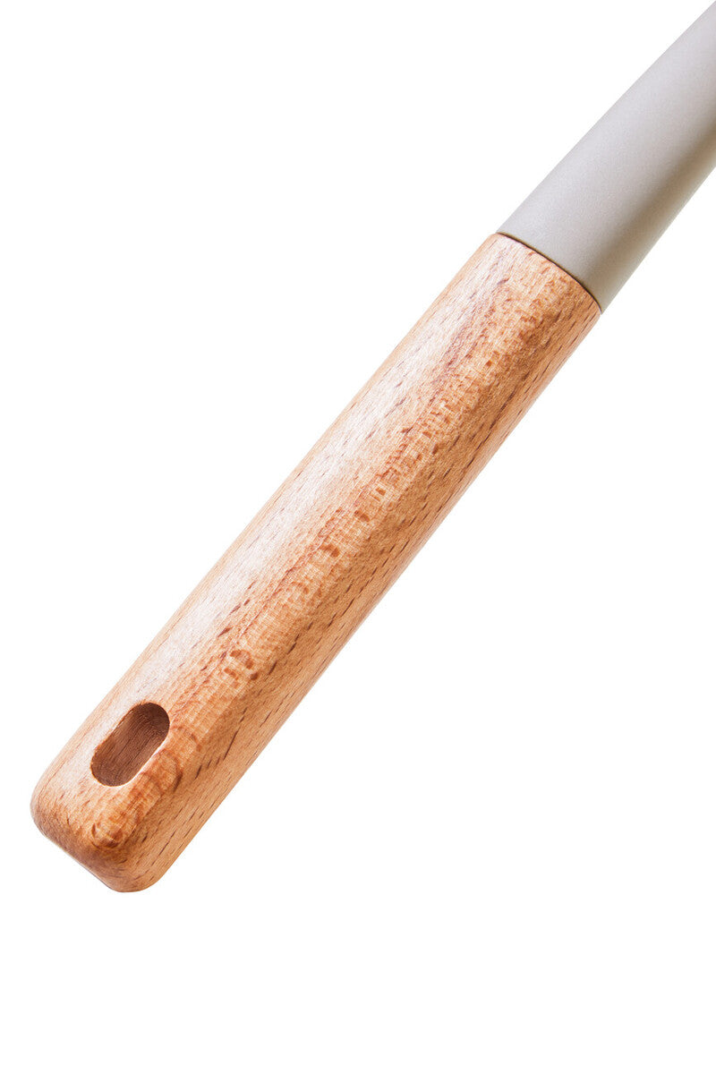 Stone Grey Silicone Head Slotted Turner | Nova