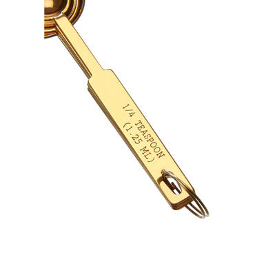 Gold Finish Measuring Spoons | Alchemist