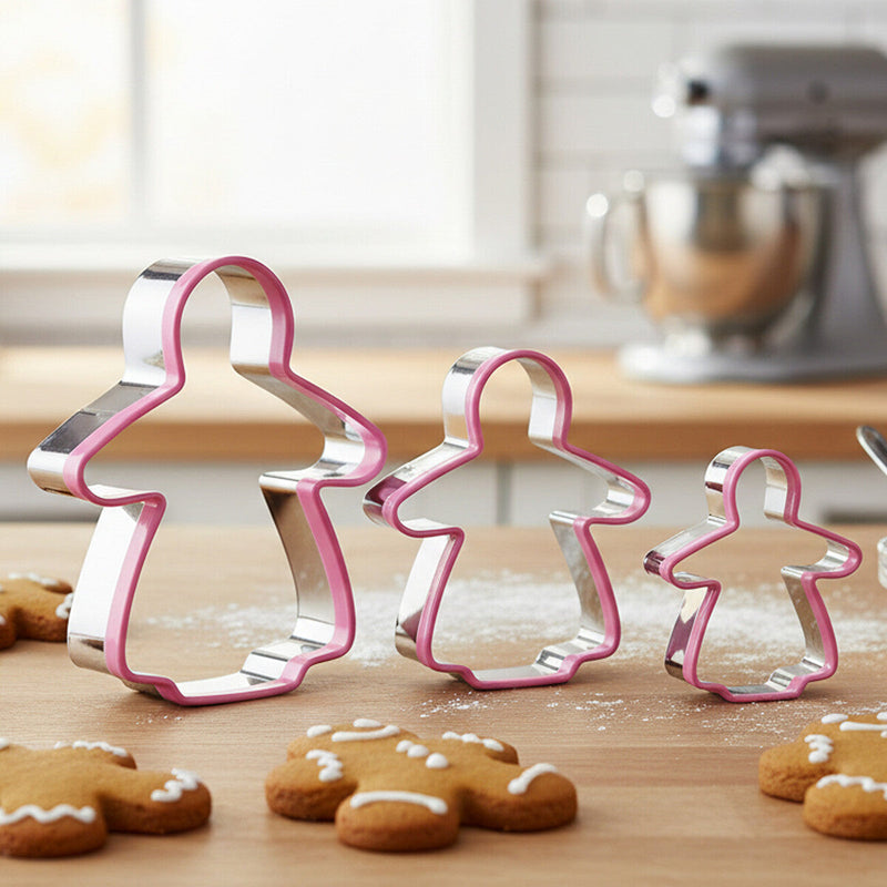Gingerbread Lady 3 Piece Cutter Set | Sucre