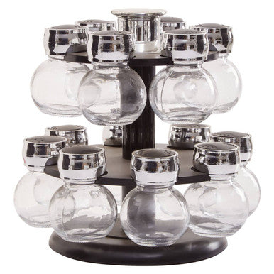 2 Tier 14 Bottle Revolving Spice Rack | Luciano