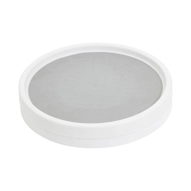 Set of 2 White and Grey Revolving Racks | Romm