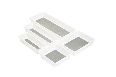 Set of 5 Plastic Drawer Organiser | Romm