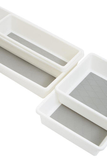 Set of 5 Plastic Drawer Organiser | Romm
