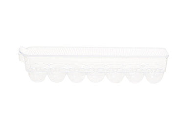 Clear Plastic 14 Egg Storage Tray with Lid | Romm