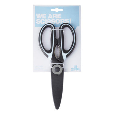 Black And Pastel Blue Scissors | Zing