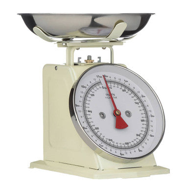 5Kg Cream Retro Kitchen Scale | Olivier