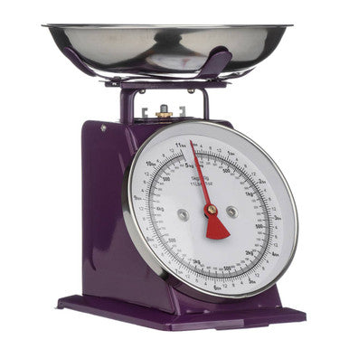 5Kg Purple Retro Kitchen Scale | Olivier
