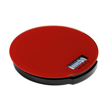 Red Glass Kitchen Scale - 2kg | Zing