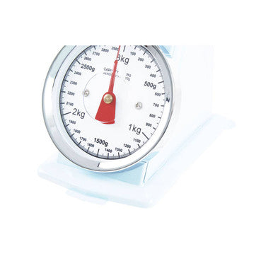 3Kg Pastel Blue Retro Kitchen Scale | Olivier