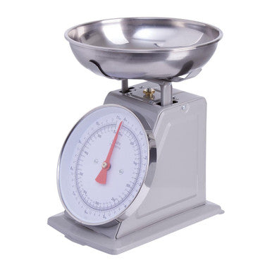 5Kg Grey Retro Kitchen Scale | Olivier