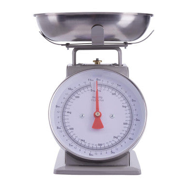 5Kg Grey Retro Kitchen Scale | Olivier