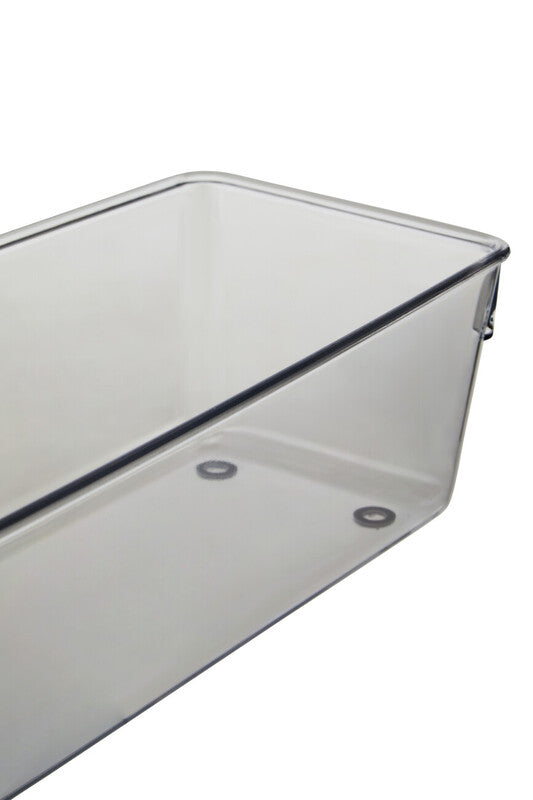 Set of Two Large Clear Kitchen Organisers | Romm