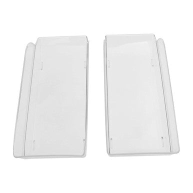Set of Two Stackable Fridge Storage Trays | Romm