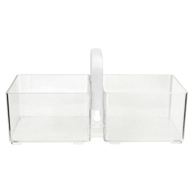 Clear Plastic Kitchen Organiser with Handle | Romm