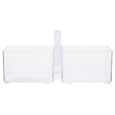 Clear Plastic Kitchen Organiser with Handle | Romm
