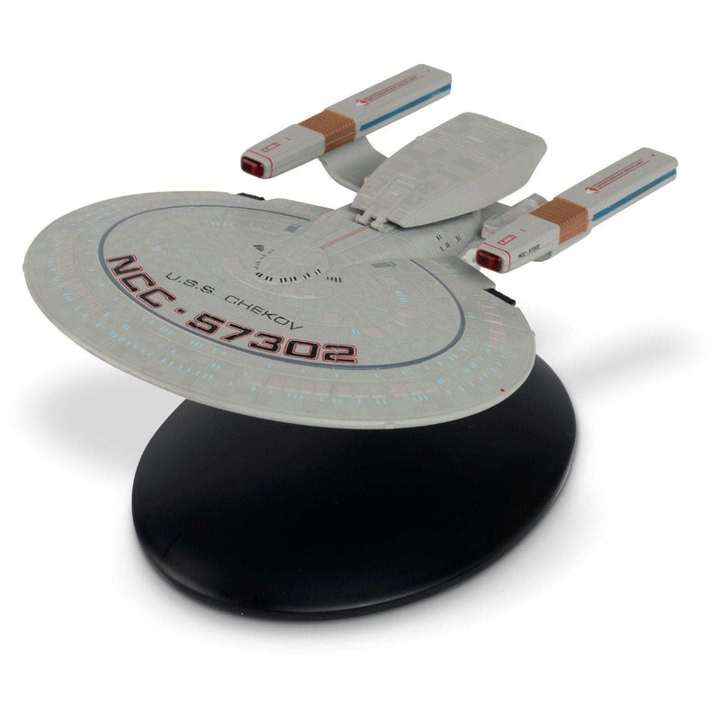 #110 U.S.S. Chekov Springfield Class Model Die-Cast Ship (Eaglemoss / Star Trek)