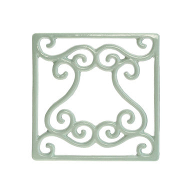 Pale Blue Trivet | Cast Iron