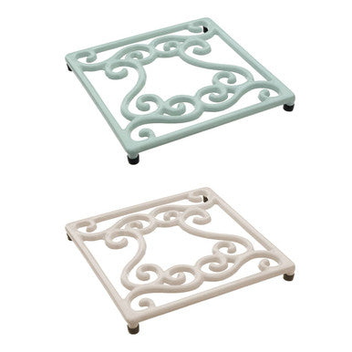 Pale Blue Trivet | Cast Iron