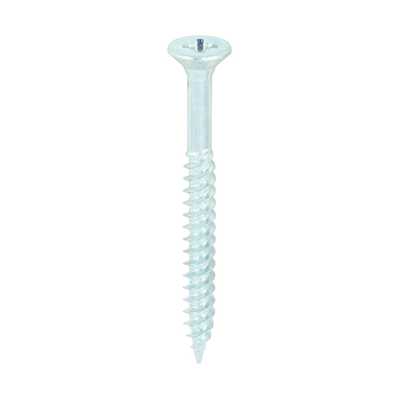 TIMCO Twin-Threaded Woodscrews – PZ – Double Countersunk – Zinc
