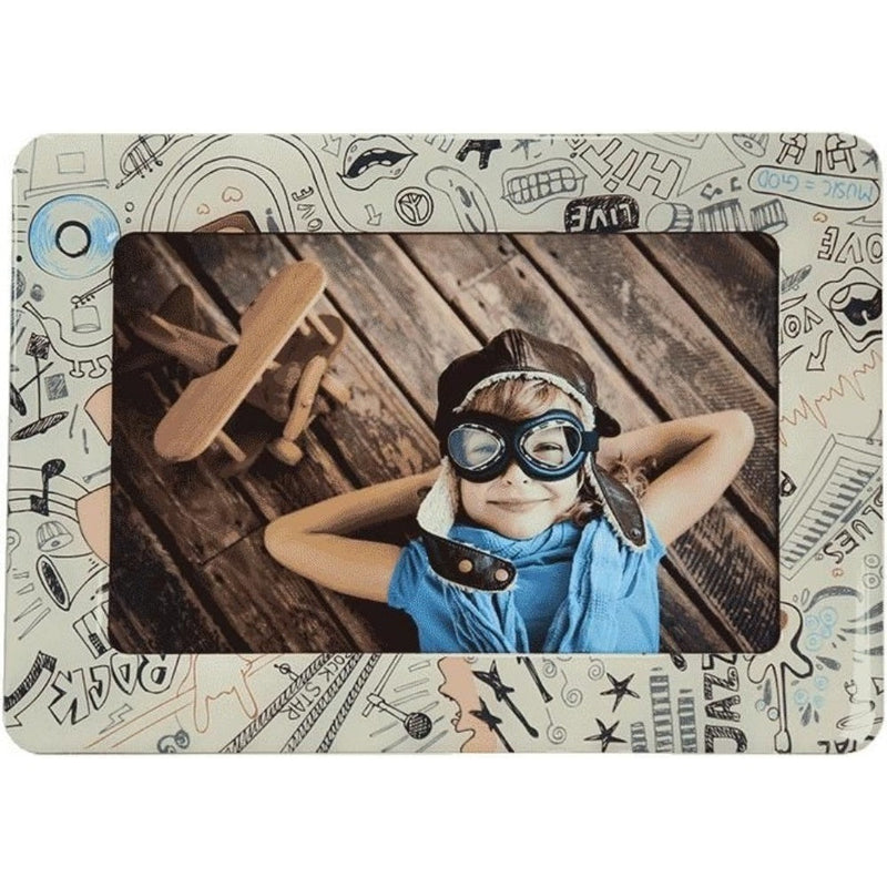 Kodak Magnetic 6x4 Photo Frame Kit - Inc 5 Sheets of Kodak Picture Paper