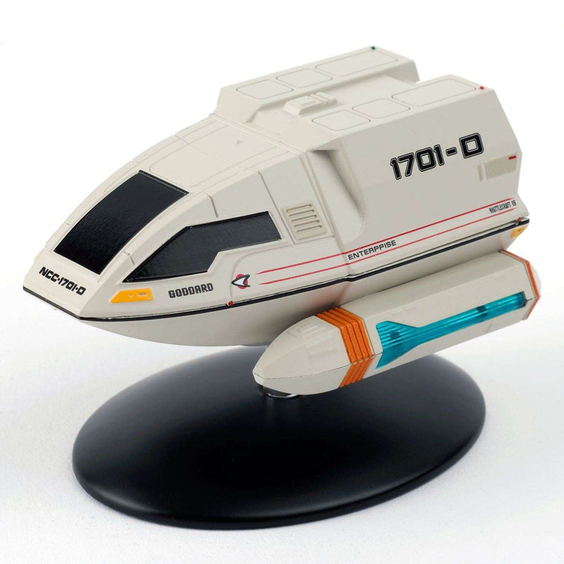 #02 Type-6 NCC-1701-D Shuttlecraft 15 "Goddard" Model Die Cast Ship (Eaglemoss / Star Trek)
