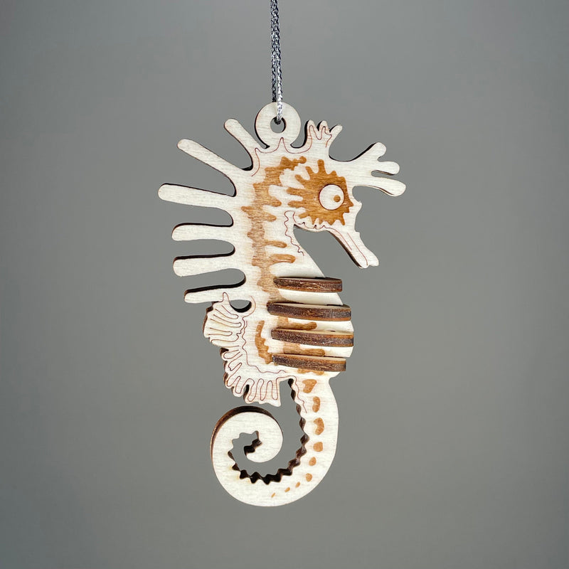 Seahorse Bauble - Flatpack Model Kit
