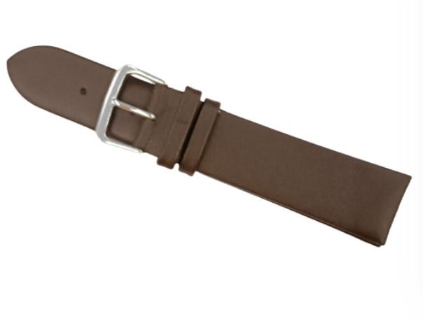 Genuine Dark Brown Leather Watch Straps size 20mm