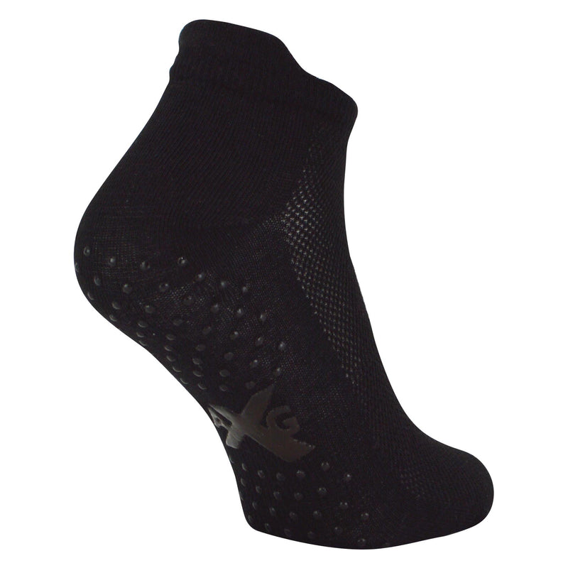 12 Pack Mens Trainer Socks with Grips for Yoga