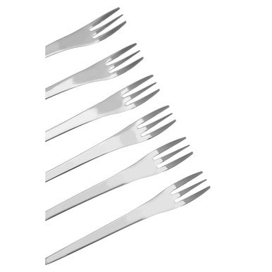 Curve Stainless Steel Cake Server and Forks Set | Cake Serving Set