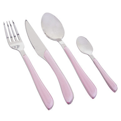 24 Piece Multi Pastel Coloured Cutlery | Zuma