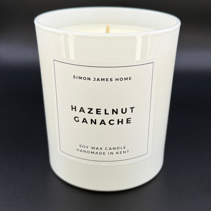 Hazelnut Ganache Candle - Handmade Soy Wax