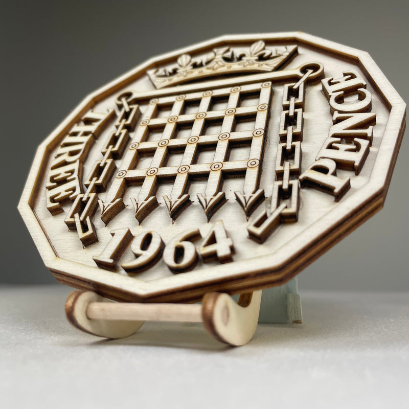 Three Pence Coaster - Handmade Tableware